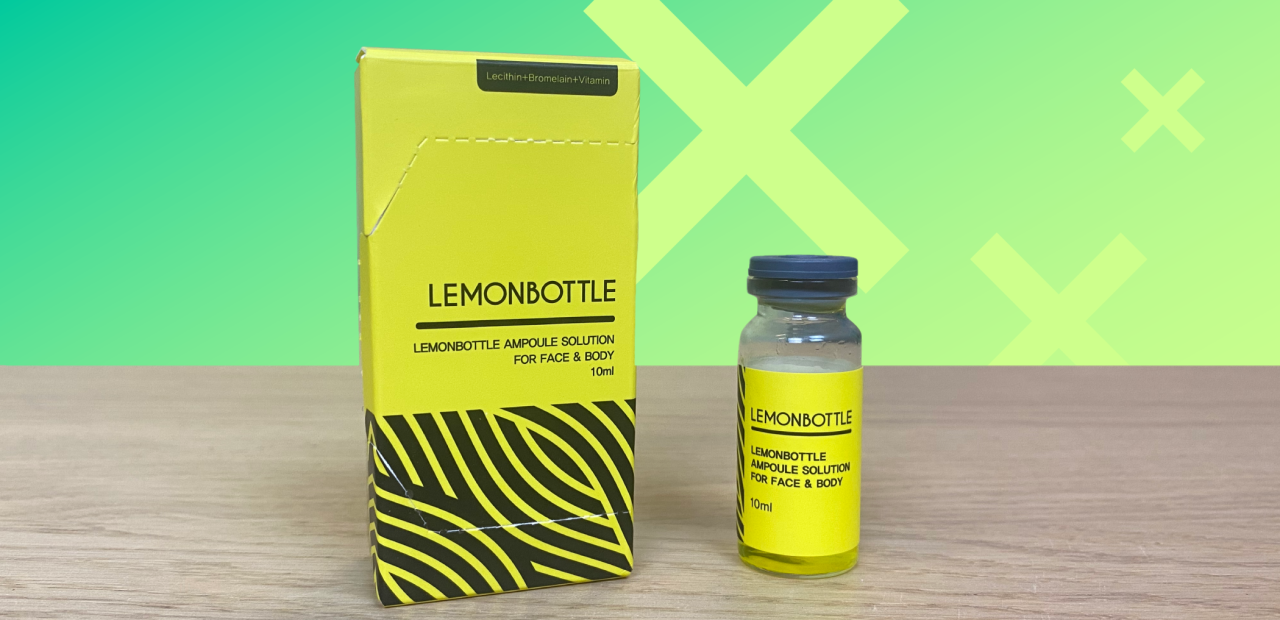 Cosmetische behandeling Lemon Bottle afgeraden door